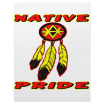 Native Pride 3 Feathers Letterhead