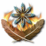 native red tailed hawk feathers and flames digital photo cutouts