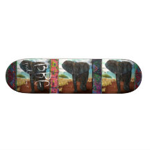 Native to African Elephant Skateboard