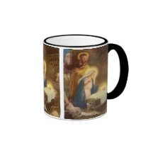 Nativité vintage de Noël, bébé Jésus de Mary Josep Tasse À Café
