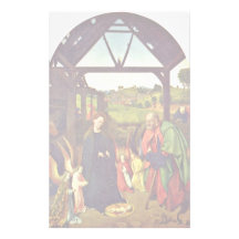 Nativity By Christus Petrus (Best Quality) Stationery Design
