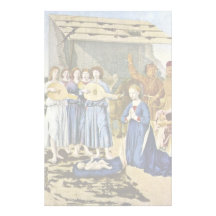 Nativity By Piero Della Francesca (Best Quality) Personalized Stationery