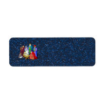 nativity custom return address labels