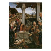 Nativity - Domenico Ghirlandaio Holiday Cards