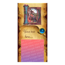 NATIVITY PARCHMENT Blue Sapphire Monogram
