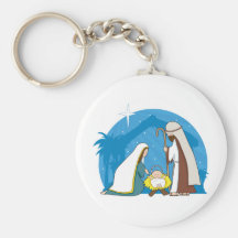 Nativity Scene Keychains