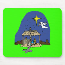 Nativity Scene Mouse Pad