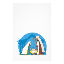 Nativity Scene Stationery