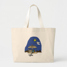 Nativity Scene Tote Bag