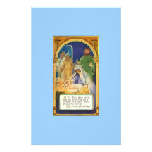 Nativity Scenes & Santa Stationery Design