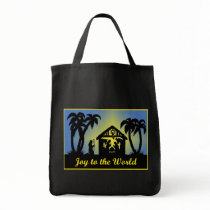 Nativity Silhouette Joy to the World Bag