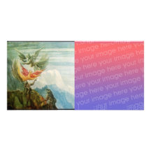 NATIVITY WITH ANGELS - MAGIC OF CHRISTMAS Digital Customized Photo Card