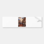 NATIVITY WITH WHITE LILLES - MAGIC OF CHRISTMAS BUMPER STICKERS