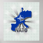 Nato Flag Map 2.0 Print