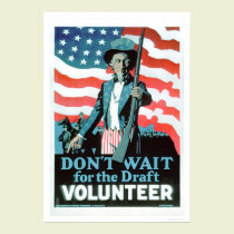 N'attendez pas l'ébauche - offrez (US02093) affiches