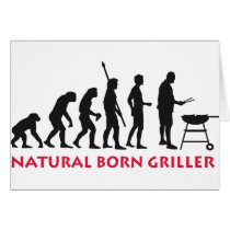 Natural Born Griller 2c Grußkarte