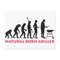 Natural Born Griller 2c Postkarte