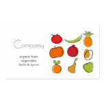 Natural Food Store Business Card