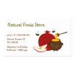 Natural Food Store Business Card