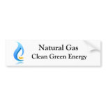 Natural Gas Clean Green Energy Bumper Sticker