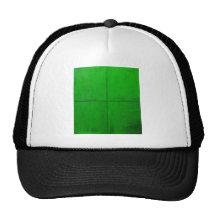 Natural Green Coordinate System (green minimalism) Trucker Hats