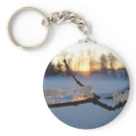 Natural Ice Animals in Winter Key Chain