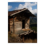 natural life in the clouds between the chalet greeting cards