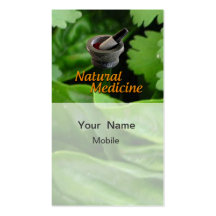 Natural Medicine Business Cards