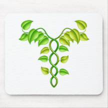 Natural or alternative medicine concept mousepad