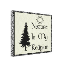 Natural Religion Stretched Canvas Prints