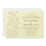 Natural/Rose Wedding Invitation