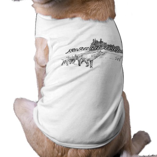 Natural Telepathy Wolf Pack Dog T-shirt