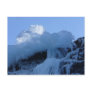 Natural Waterfall Ice Formation on Bunker Hill
