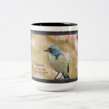 Naturally Beautiful Blue Bird Mugs