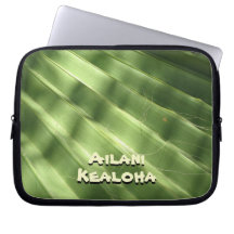 Naturally Cool Surfaces_Fluted Frond_personalized Laptop Sleeves