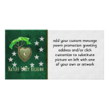 Nature Church Photo Card Template