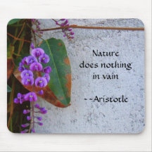 Nature does nothing in Vain Mousepad
