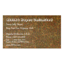Nature Earth Wonders Business Card