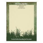 Nature Grass Tree Custom Letterhead