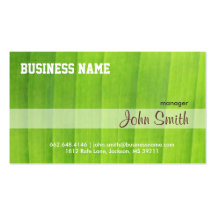 Nature Green Leaf Business Card
