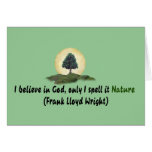 Nature Is My God Card