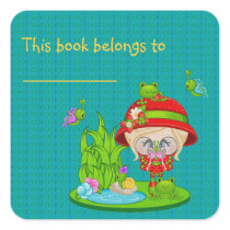 Nature Lover Bookplate Sticker