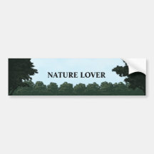 nature lover landscape panorama bumper sticker