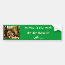 Nature Lover's bumper Sticker