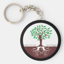 Nature Loving Tree Hugger Key Chain