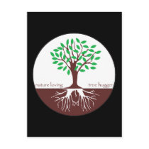 Nature Loving Tree Hugger Post Card