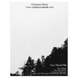 Nature/Mountain Strength in B&W letterhead