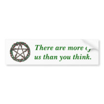 Nature Pentacle Bumper Sticker