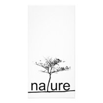 nature personalized photo card