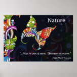 Nature Quote - Ralph Waldo Emerson Poster
